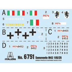 Semovente M43 da 105/25 "Bassotto" 1/35
