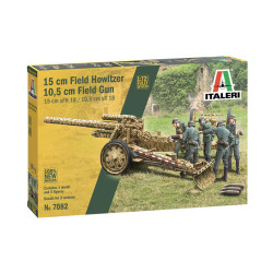 sFH18 15cm Field Howitzer / sK18 10,5cm Field Gun 1/72