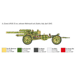 sFH18 15cm Field Howitzer / sK18 10,5cm Field Gun 1/72