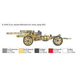 sFH18 15cm Field Howitzer / sK18 10,5cm Field Gun 1/72