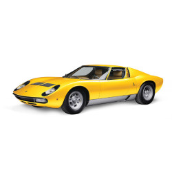 Lamborghini Miura 1/24 con Colla e Colori