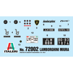 Lamborghini Miura 1/24 con Colla e Colori