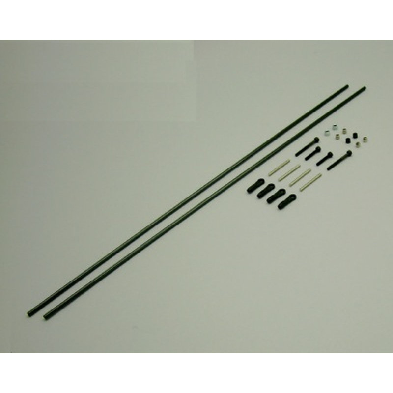 4093 Set Controventatura in Carbonio Trave di Coda Logo 600-DX
