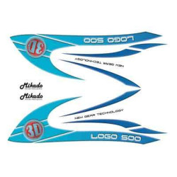 4083 Foglio Adesivi Logo 500-3D