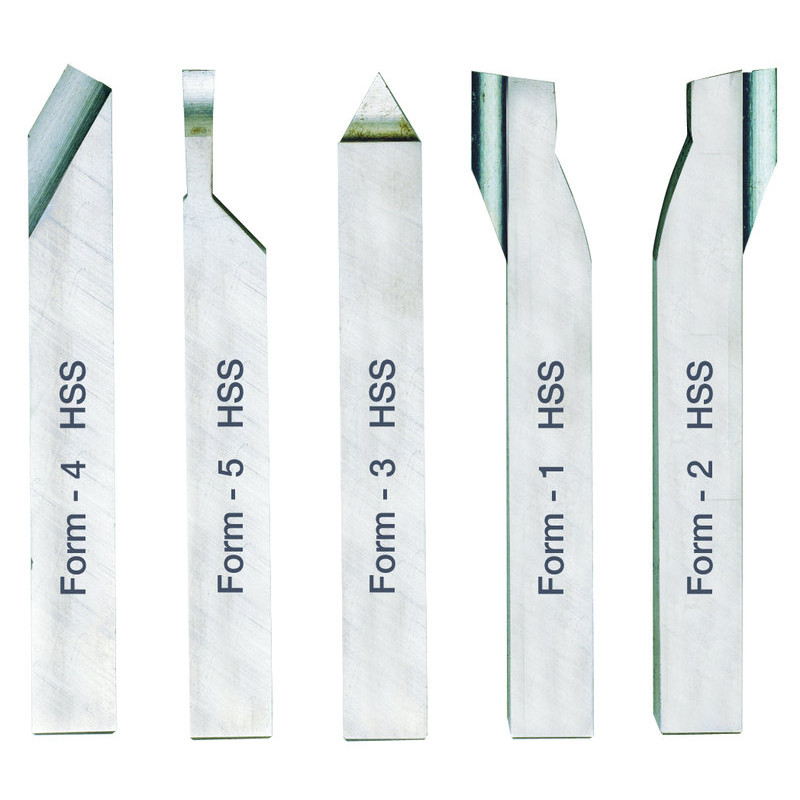 Serie 5 Utensili 10x10 mm. per Tornitura