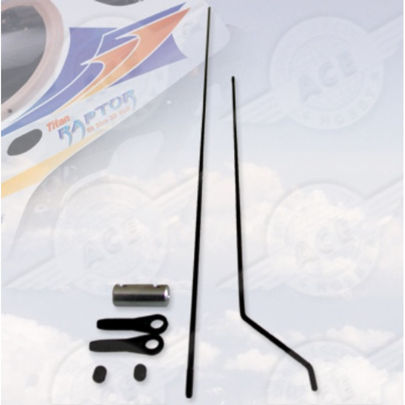 PV0507 Set Astina Lunga Comando Rotore di Coda Raptor 50 Titan
