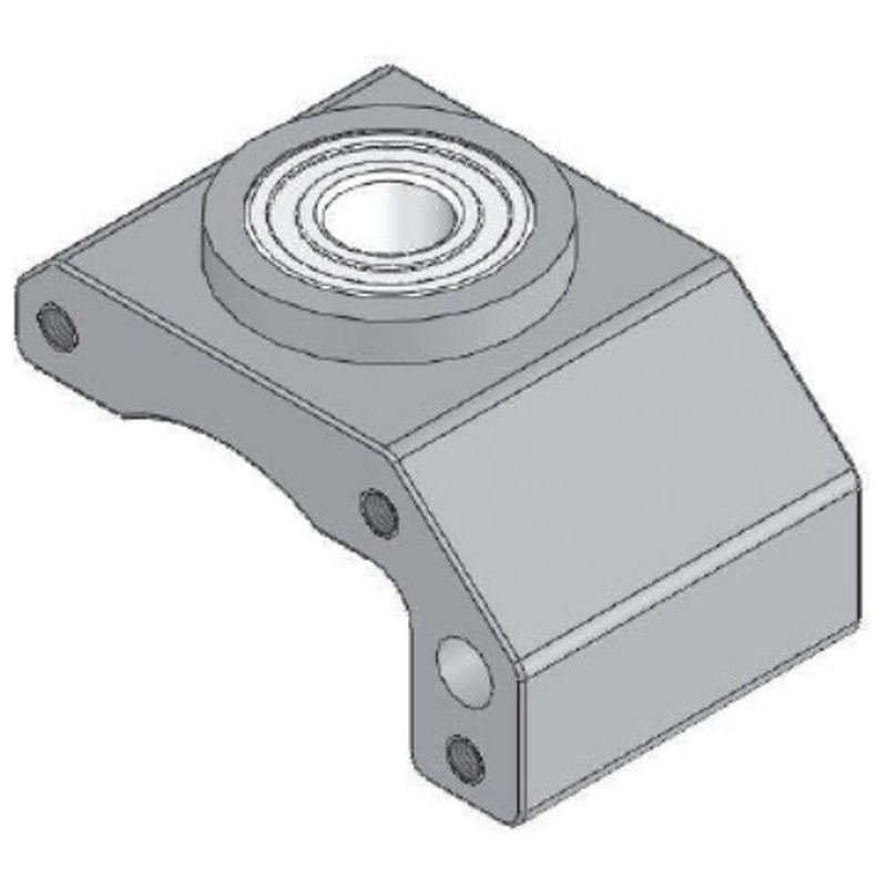 PV0810 Supporto Cuscinetto sup. in Alluminio Mini Titan E325