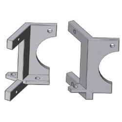 PV0811 Supporto Servocomandi in Alluminio Mini Titan E325 (1p)
