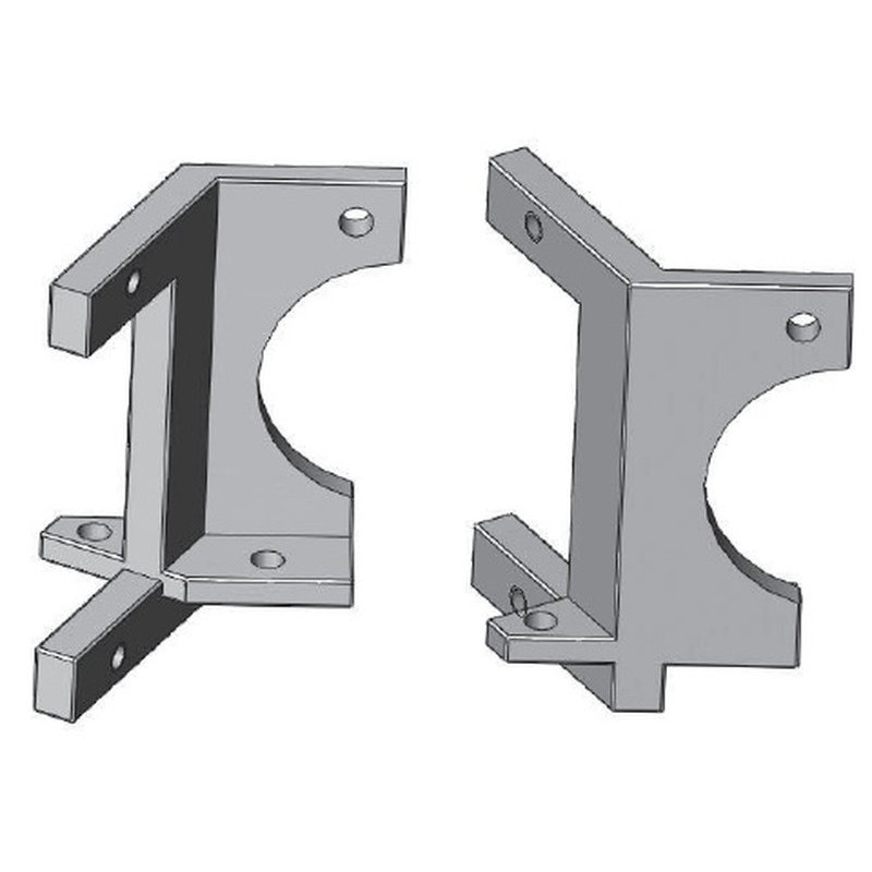 PV0811 Supporto Servocomandi in Alluminio Mini Titan E325 (1p)