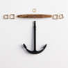 Ancora antica con ceppo in legno mm. 40