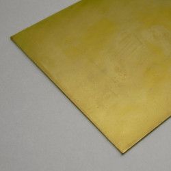 Ottone - Lastra mm. 0.70 x 100 x 200