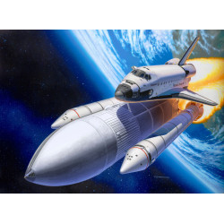 Space Shuttle Columbia and Booster Rockets "40th" 1/144