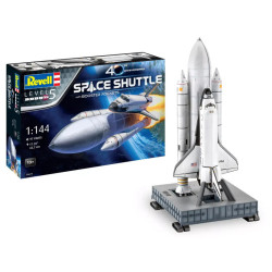 Space Shuttle Columbia and Booster Rockets "40th" 1/144