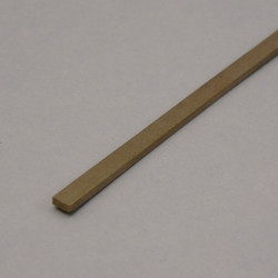 Noce - Listello rettangolare mm.  0.5 x  4 x 1000