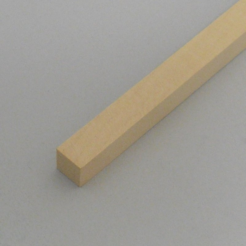 Tiglio - Listello quadrato mm.  1 x  1 x 1000