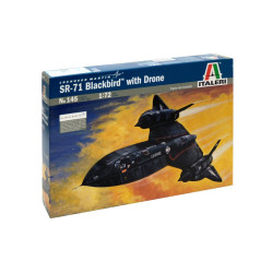 Lockheed SR-71 Blackbird with Drone 1/72