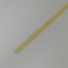 Tiglio - Listello rettangolare mm.  1 x  2 x 1000 Giallo