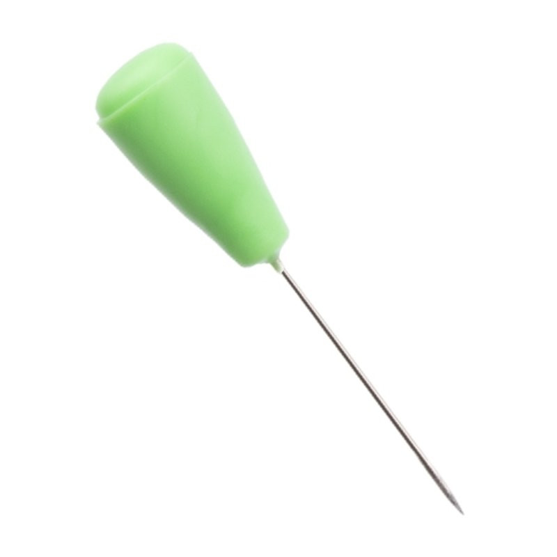 50 Spilli Da Sarto Testa Verde - 10mm Diametro Per Cucito E Craft - Foto 1