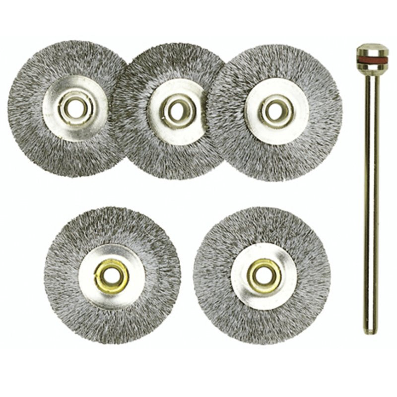 Spazzola Circolare in Acciaio Inossidabile 22 mm. (5)