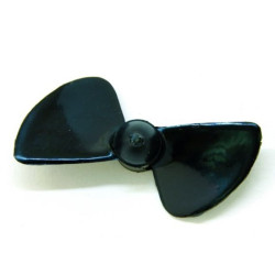 Elica Bipala 50 mm. passo 0.53 Sinistra per Albero Filettato M4