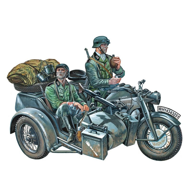 Zundapp KS750 with Sidecar 1/35