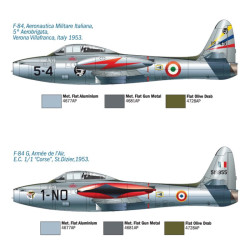 North American F-84G Thunderjet 1/72 + SuperSet Decal