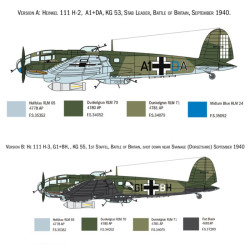 Heinkel He-111H "Battle of Britain" 1/72 + Super Decal Set