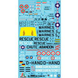 Agusta-Bell AB 212 / Bell UH-1N 1/48 + Super Set Decals