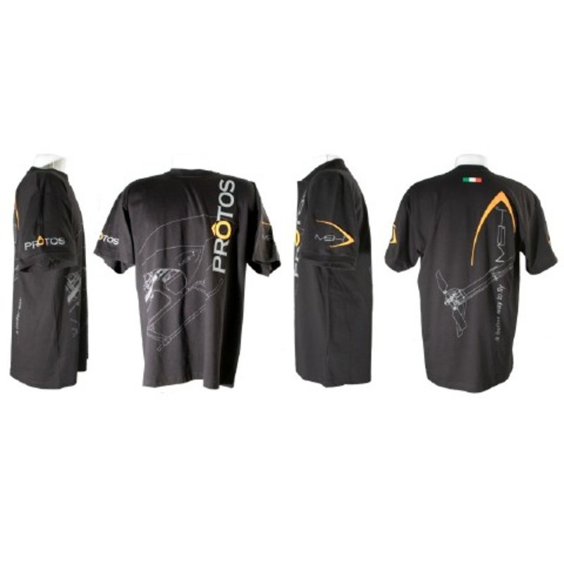 T-Shirt "MSHeli" Nera Taglia L