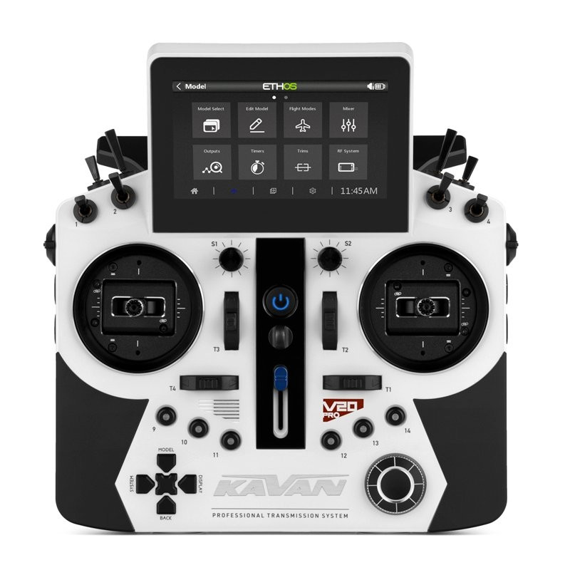 Kavan V20 PRO Set Trasmettitore 24 Canali livrea Bianca