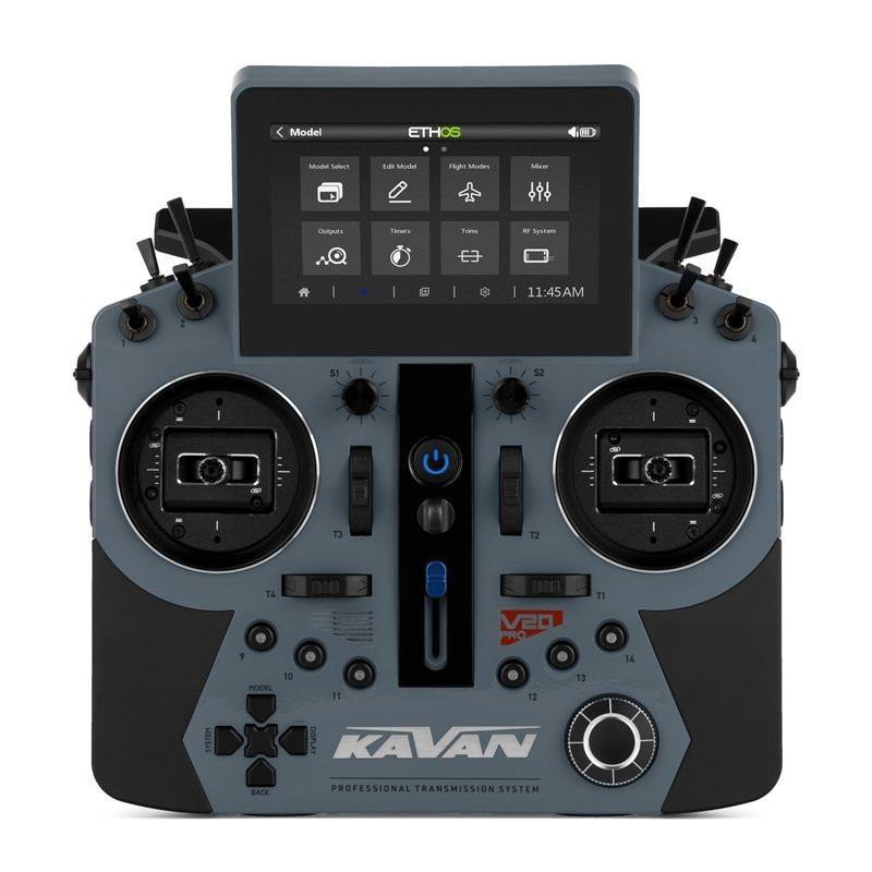 Kavan V20 PRO Set Trasmettitore 24 Canali livrea Grigia