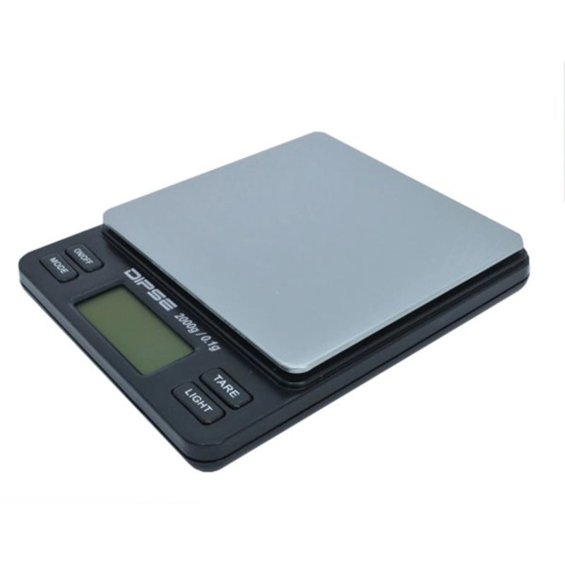 Bilancia 2 Kg precisione 0.1 g con piano in Alluminio