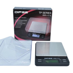 Bilancia 2 Kg precisione 0.1 g con piano in Alluminio