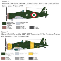 Macchi MC 200 "Saetta" Serie XXI-XXIII 1/48