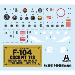 Lockheed F-104G Cockpit 1/12