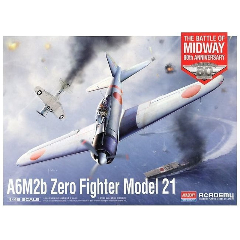 Mitsubishi A6M2B Zero Fighter Model 21 1/48