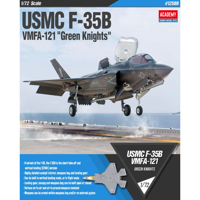Lockheed-Martin F-35B Lightning II VMFA-121 "Green Knights" 1/72
