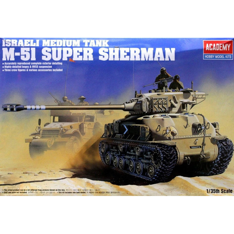 U.S. M-51 Super Sherman I.D.F. Medium Tank 1/35