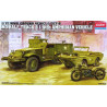 U.S. M3 Half Track + 1/4 Ton Amphibian + Harley 1/35