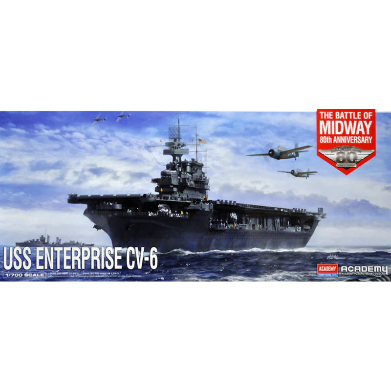 U.S.S. Enterprise CV-6 "Battle of Midway" 1/700
