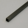 Carbonio - Tubo Quadro mm.  4.0 x  4.0 x 1000 a fibra diritta