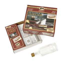Golden Yacht 1/300 in bottiglia