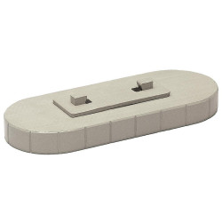 Pilone modulare per ponti e viadotti altezza 7 mm. (18)