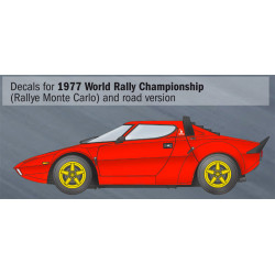 Lancia Stratos HF Stradale / 1977 WRC Montecarlo 1/24