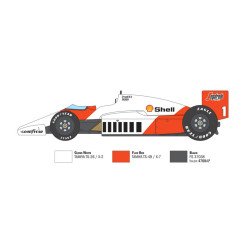 McLaren MP4/2C Prost-Rosberg 1/12