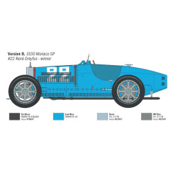 Bugatti Type 35B Targa Florio '28 / Monaco GP '30 1/12