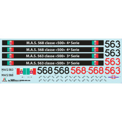M.A.S. 563/568 1/35 + Equipaggio + Set Fotoincisioni e Opuscolo