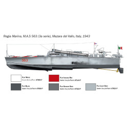 M.A.S. 563/568 1/35 + Equipaggio + Set Fotoincisioni e Opuscolo