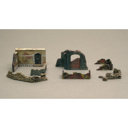 Seconda G.M. - Muri e Rovine (Set 2) 1/72