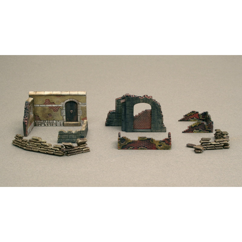 Seconda G.M. - Muri e Rovine (Set 2) 1/72